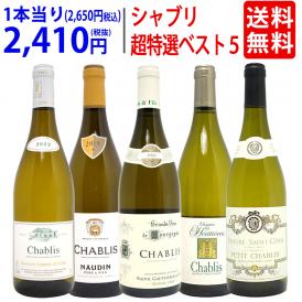 ワイン ワインセット 地元シャブリ１０１蔵激突 超特選ベスト白５本セット 送料無料 飲み比べセット ギフト ^W0C539SE^