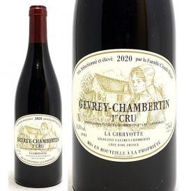2020 ジュヴレ シャンベルタン プルミエ クリュ 750ml ラ ジブリオット ブルゴーニュ フランス 赤ワイン コク辛口 ワイン ^B0GBGP20^