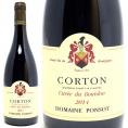 2014 コルトン グラン クリュ キュヴェ デュ ブルドン 750ml ドメーヌ ポンソ ブルゴーニュ フランス 赤ワイン コク辛口 ワイン ^B0POCB14^