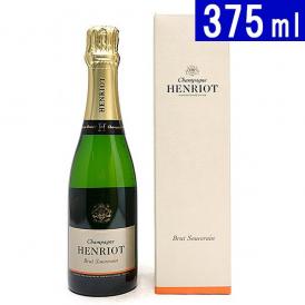 アンリオ ブリュット スーヴェラン ハーフ 375ml ギフト箱付 正規品 シャンパン フランス シャンパーニュ白泡 コク辛口 ^VAHT41H0^
