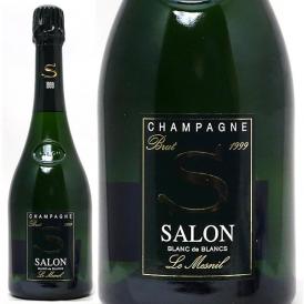 1999 サロン ブラン ド ブラン ブリュット 箱なし ラベル汚れ破れ 並行品 750ml シャンパン フランス シャンパーニュ 白泡 コク辛口 ワイン ^VASO0699^