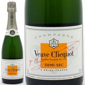 ヴーヴ クリコ ホワイト ラベル ドゥミ セック 箱なし 750ml 並行品 シャンパーニュ 白シャンパン やや甘口 ^VAVC22Z0^