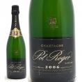2006 ブリュット ヴィンテージ 箱なし ラベル汚れ 750ml ポール ロジェ シャンパーニュ 白泡 コク辛口 ワイン ^VAPLBVA6^