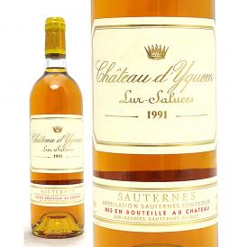 1991 シャトー ディケム 750ml ソ－テルヌ特別第１級 フランス 貴腐 白ワイン コク極甘口 ワイン ^AJDY0191^