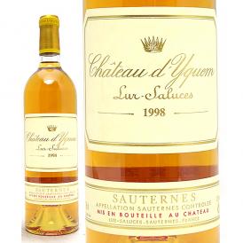 1998 シャトー ディケム 750ml ソ－テルヌ特別第１級 フランス 貴腐 白ワイン コク極甘口 ワイン ^AJDY0198^