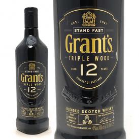 グランツ トリプルウッド 12年 40度 箱なし 700ml 正規品 スコッチウイスキー ブレンデッド ^YCGTT2J0^