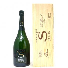2012 サロン ブラン ド ブラン ブリュット 木箱付 マグナム 1500ml 正規品 750ml シャンパーニュ 白泡 コク辛口 ^VASO01M2^