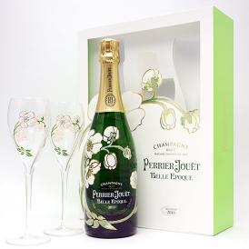 ペリエ ジュエ 2011 キュヴェ ベル エポック ブリュットグラス2客付きセット ギフト箱付 並行品 750ml シャンパン フランス 白泡 コク辛口 ^VAPJG211^