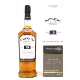 ボウモア 15年 ゴールデン&エレガント シングルモルト 43度 箱付 1000ml 1L 並行品 スコッチウイスキー ^YCBWGEK5^