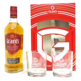 グランツ トリプルウッド ファミリー リザーブ 40度 700ml オリジナルグラス２個付 ギフトパック 正規品 スコッチウイスキー ブレンデッド ^YCGTTGJ0^