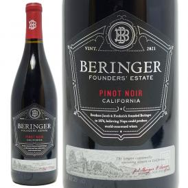 2021 ベリンジャー ファウンダース エステート ピノ ノワール 750ml ナパ ヴァレー ベリンジャー ヴィンヤーズ 赤ワイン コク辛口 ワイン ^QABGFP21^