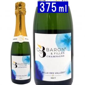 ベル デ ヴァレー ブリュット ハーフ 375ml バロン エ フィーユ シャンパン フランス シャンパーニュ 白泡 コク辛口 ワイン ^VABF01H0^