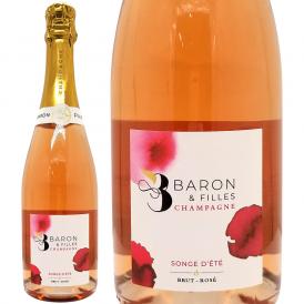 ソンジュ デテ ブリュット ロゼ 750ml バロン エ フィーユ シャンパン フランス シャンパーニュ ロゼ泡 コク辛口 ワイン ^VABF12Z0^