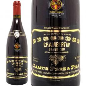 2017 シャンベルタン グラン クリュ タストヴィナージュ ラベル擦れ、傷、破れ 750ml ドメーヌ カミュ ペール エ フィス 赤ワイン コク辛口 ワイン ^B0CUTC17^