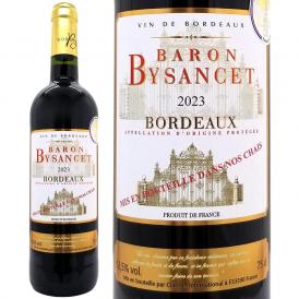 金賞 2023 バロン ビザンス ルージュ 750ml AOPボルドー フランス 赤ワイン コク辛口 ワイン ^AOYK0123^