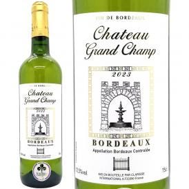 金賞 2023 シャトー グラン シャン ブラン 750ml AOCボルドー フランス 白ワイン コク辛口 ワイン ^AOWH1123^