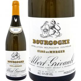 2023 ブルゴーニュ ブラン シャルドネ クロ デュ ミュルジェ 750ml アルベール グリヴォ ブルゴーニュ フランス 白ワイン辛口 ^B0AVBM23^