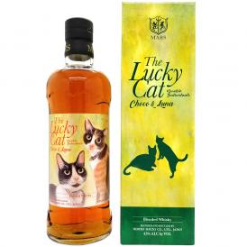 マルスウイスキー ザ ラッキーキャット ダブル インディヴィジュアルズ チョコ＆ルナ 43度 箱付 700ml マルス信州蒸溜所 ブレンデッド ウイスキー ^YAHSCLJ0^