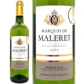 金賞 2024 マルキ ド マルレ ブラン 750ml AOPボルドー 白ワイン コク辛口 ワイン ^AOQC1124^