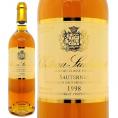 1998 シャトー スデュイロー 750ml ソーテルヌ第1級 ボルドー フランス 貴腐 白ワイン コク極甘口 ワイン ^AJSU0198^