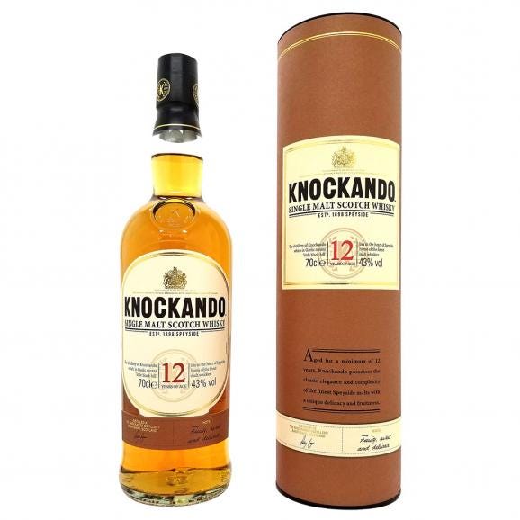 ノッカンドゥ 12年 シングル モルト 43度 箱付 700ml 並行品 スコッチウイスキー スペイサイド ^YCKC12J5^01