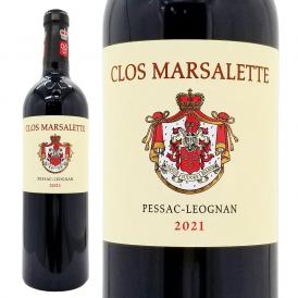 2021 クロ マルサレット ルージュ 750ml ペサック レオニャン ボルドー フランス 赤ワイン コク辛口 ^AIML0121^