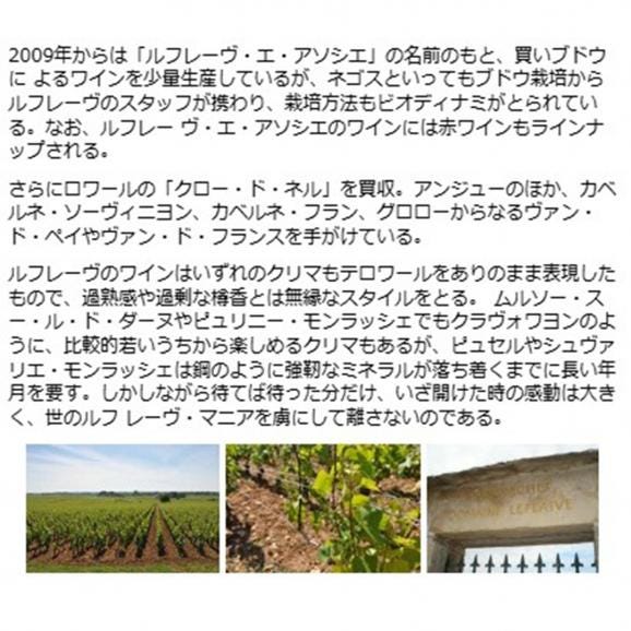 2024 マコン ヴェルゼ 750ml ドメーヌ ルフレーヴ ブルゴーニュ フランス 白ワイン コク辛口 ワイン ^B0LFCV24^04