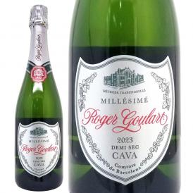 2023 ロジャー グラート カヴァ プラチナ ドゥミ セック スパークリング 正規品 750ml ロジャー グラート スペイン 白泡 やや甘口 スパークリング ^VERG2223^