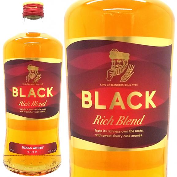 ニッカ ブラック ニッカ リッチ ブレンド 40度 700ml ニッカウヰスキー ウイスキー 大人気 ^YANWBRJ0^01