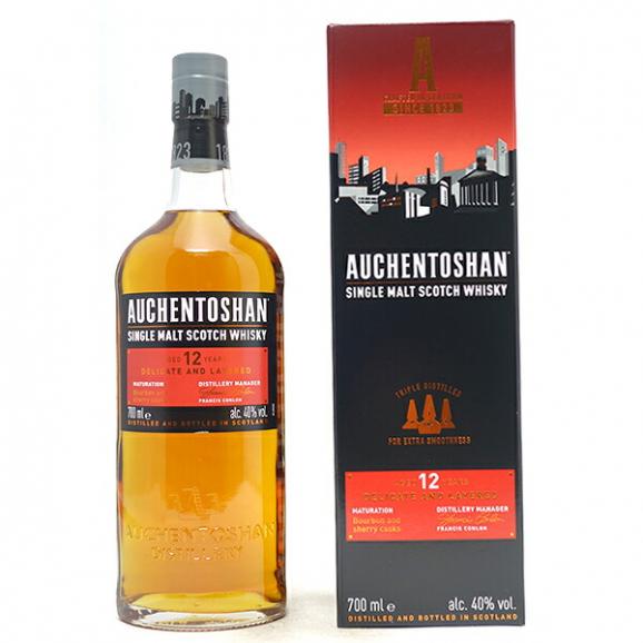 オーヘントッシャン 12年 シングルモルト 40度 箱付 700ml 正規品 スコッチウイスキー ローランド 大人気 ^YCAH12J0^01