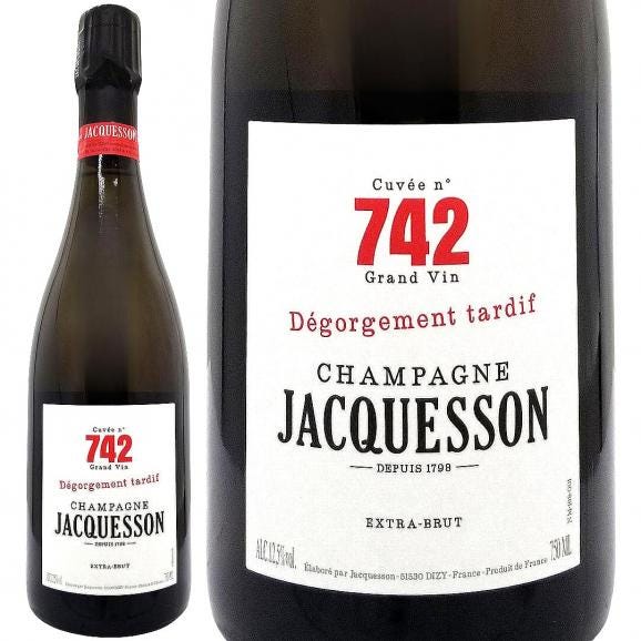 デゴルジュマン タルディフ エクストラ ブリュット キュヴェ 742 ジャクソン 箱なし 750ml シャンパン フランス シャンパーニュ 白泡 コク辛口 ^VAJQE5Z0^01