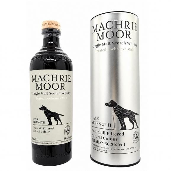 マクリー ムーア カスクストレングス ザ ピーテッド アラン モルト 56.2度 箱付 700ml 並行品 ロックランザ スコッチウイスキー アイランズ ^YCAMSTJ5^01