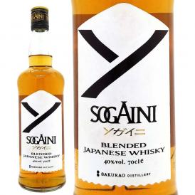 桜尾 サクラオ SOGAINI ソガイニ 缶グラス付 ブレンデッド ジャパニーズ ウイスキー 40度 700ml 正規品 サクラオ ディスティラリー ^YASKG1J0^