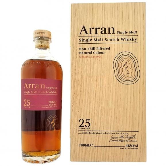 ザ アラン モルト 25年 46度 箱付 700ml 並行品 ロックランザ スコッチウイスキー アイランズ ^YCAM25J5^01