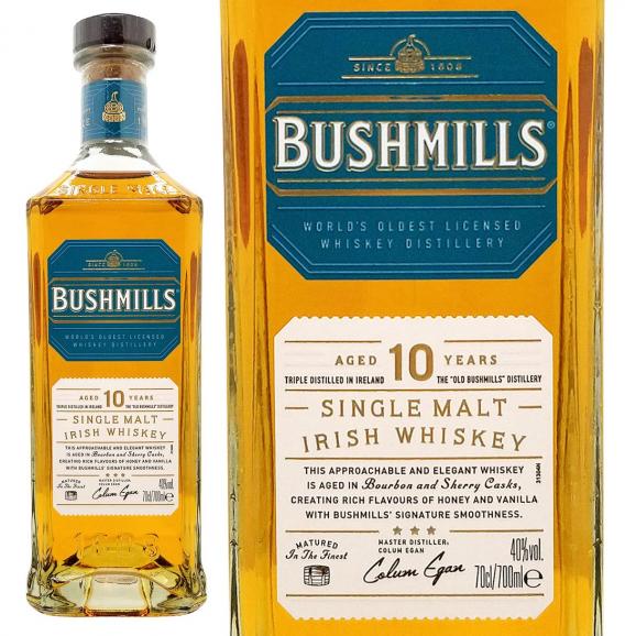 ブッシュミルズ シングルモルト 10年 40度 700ml  並行品 アイリッシュウイスキー アイルランド ^YCBM10J6^01