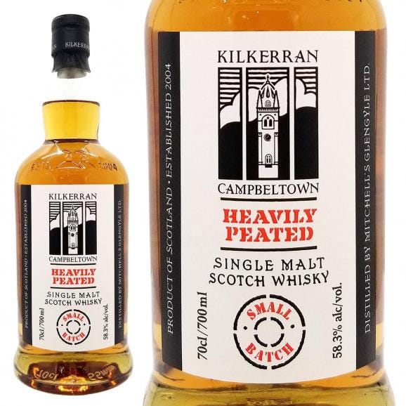 キルケラン ヘビリーピーテッド バッチ14 シングル モルト ミッチェルズ グレンガイル蒸溜所 58.3度 700ml 正規品 ピート イン プログレス シリーズ ^YCKKPEJ0^01