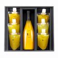 愛媛みかん100%果汁ジュース720ml×1本とゼリー6個セット(ギフトボックス付き)
