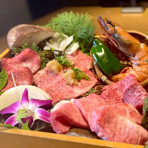 ［炭火焼肉 なのはな（和歌山市） ］ペアディナーお食事券　割烹コース（お一人様11,000円（税サ込））＜2名様分＞04