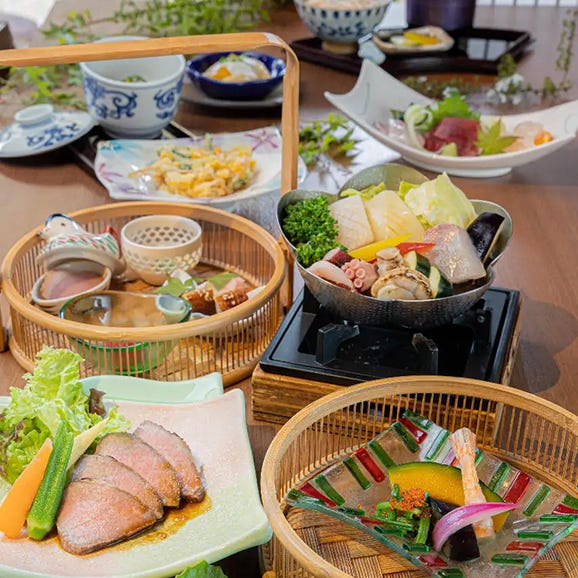 [三八波(和歌山市) ]ペアディナーお食事券 季節のおまかせコース(お一人様7,000円(税サ込))[2名様分]