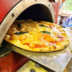 本場イタリア産食材使用　風味そのまま窯焼き！三種チーズのピザ5枚セット（直径約23cm）（MR.MAGIC）