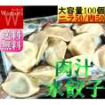 激得☆水餃子☆肉 餃子&ニラ 餃子【お試し100個】 送料無料 パーティー バーベキュー BBQ 業務用　お弁当　夕食