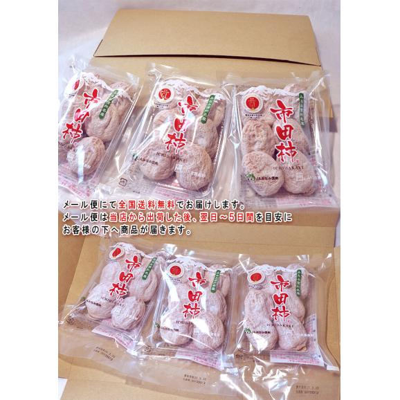 市田柿 干し柿 計400g以上 贈答規格 長野県産 2パック みなみ信州特産品 地域ブランド認定の高品質なほしがき!深い甘みともっちりとした食感04