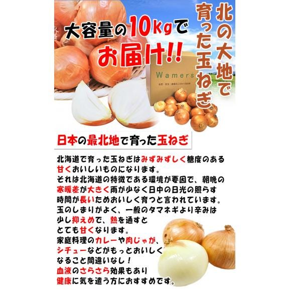 国産たまねぎ 約10kg M~3Lサイズ 北海道産中心 全国から旬の産地を厳選してお届け!本場で育てた野菜を大容量でお届け03