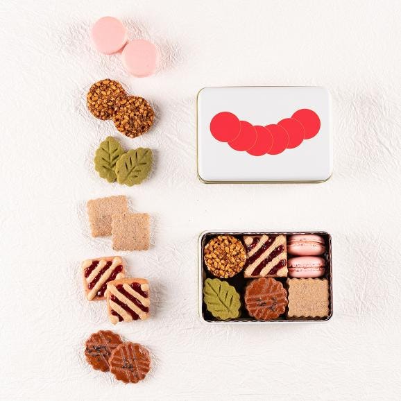 紅屋のクッキー缶 S04