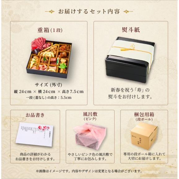 【早割】極撰肉おせち 2027「豊楽」【送料無料】【生おせち】【2～3人前】【11品目】【1段】05
