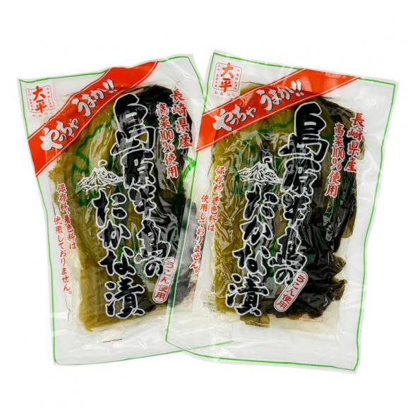 【メール便送料無料】大平食品（島原）たかな漬け2袋セット　長崎県産高菜100％01