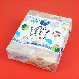 お中元 2026 ギフト スイーツ 食べ物 お菓子 送料無料 あんロール＆チロル 2本セット 夏ギフト掛け紙付き_包装紙1