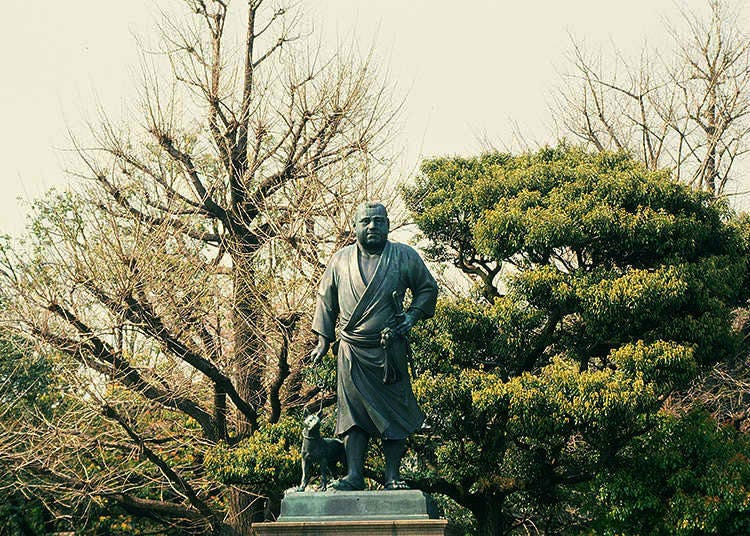 1. Is that statue in Ueno Park of a famous person?