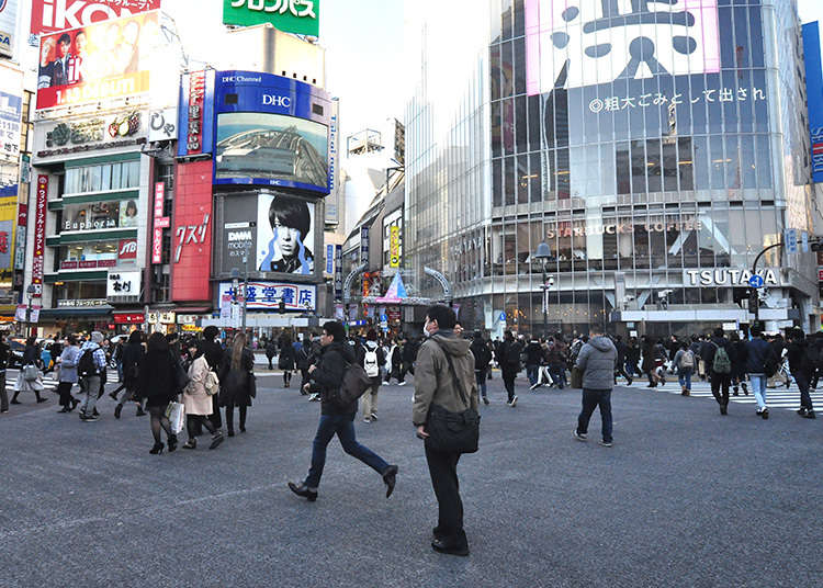 Melihat Orang Berlalu Lalang dengan Skala Terbesar di Jepang