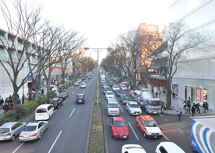 Melihat Omotesando dari Atas